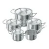 Zwilling 5-pcs 18/10 Stainless Steel Pot Set Silver -Zwilling Sales Store 40901 001 0 1