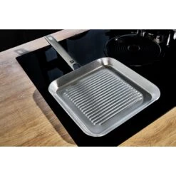 Zwilling 24 X 24 Cm Square 18/10 Stainless Steel Grill Pan Silver -Zwilling Sales Store 424416677
