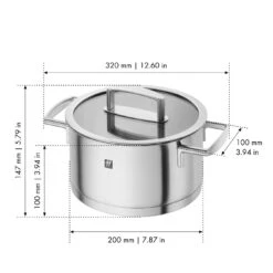Zwilling 20 Cm 18/10 Stainless Steel Stew Pot Silver -Zwilling Sales Store 66462 200 0 4