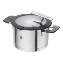 Zwilling 16 Cm Stainless Steel Stock Pot Silver-black