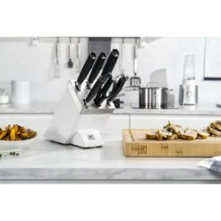 Zwilling 7-pcs White Ash Knife Block Set With KiS Technology -Zwilling Sales Store 750043849