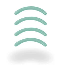 Zwilling Replacement Eyelash Curler Pads, 4-pcs | Silicone | Mint-green