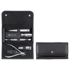 Zwilling 5-pcs Calf Leather Snap Fastener Case Black 5 Zwilling 5-pcs Calf Leather Snap Fastener Case Black -Zwilling Sales Store 97436 004 0 3