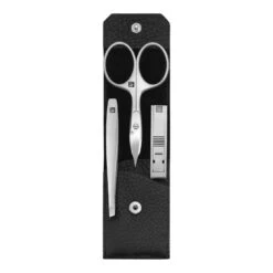 Zwilling 3-pcs Calf Leather Pocket Case Black