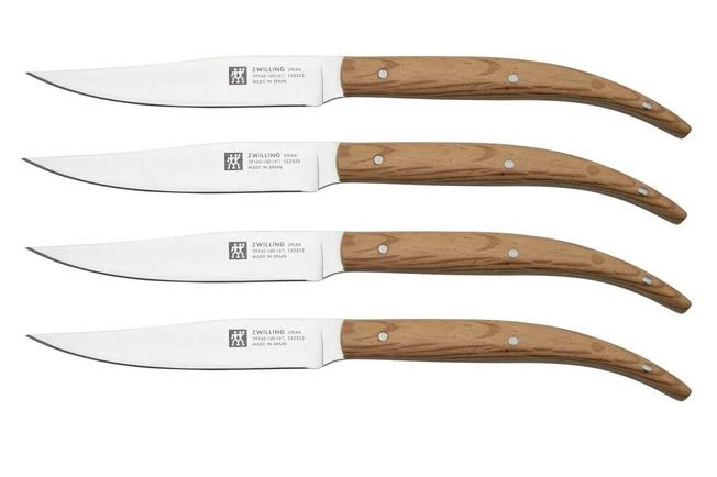 Zwilling Steak 39160, 4-piece Steak Knife Set, Holm Oak 2 Zwilling Steak 39160, 4-piece Steak Knife Set, Holm Oak