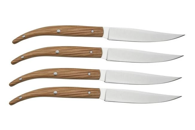 Zwilling Steak 39160, 4-piece Steak Knife Set, Holm Oak 3 Zwilling Steak 39160, 4-piece Steak Knife Set, Holm Oak - Image 2