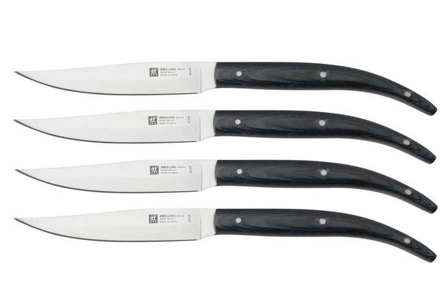 Zwilling Steak 39162, 4-piece Steak Knife Set, Micarta Blue 3 Zwilling Steak 39162, 4-piece Steak Knife Set, Micarta Blue