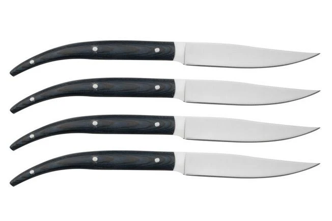 Zwilling Steak 39162, 4-piece Steak Knife Set, Micarta Blue 4 Zwilling Steak 39162, 4-piece Steak Knife Set, Micarta Blue - Image 2