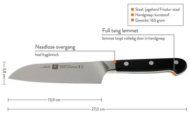 Zwilling Pro Santoku, 38407-141 3 Zwilling Pro Santoku, 38407-141